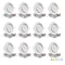 Nuwatt 4 Inch Gimbal LED Recessed Lighting for Sloped Ceiling 2700K-5000K 5CCT Canless Lights, PK12 NW-P-ADJDL-4-9W-5CT-WH-12P - alternate 1